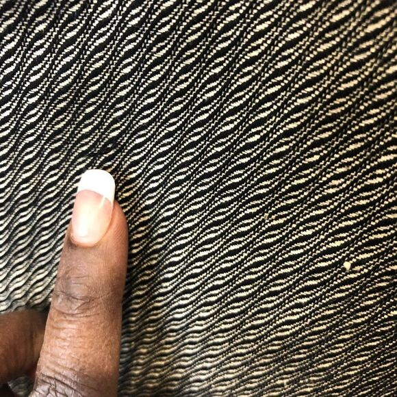 Ellen Tracy Linda Allard black gray silver button front blazer and skirt suit - Picture 15 of 16